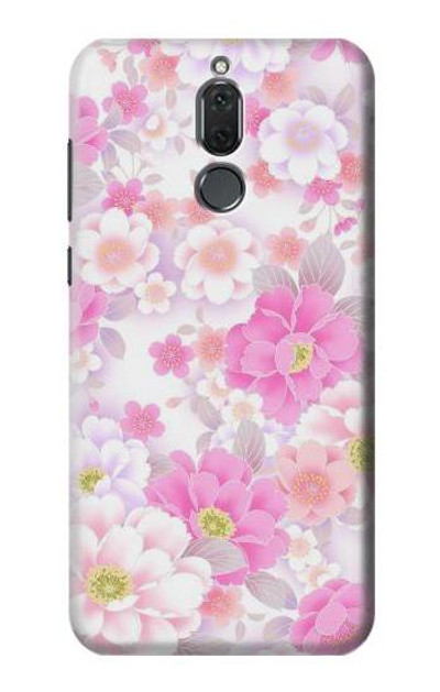 S3036 Pink Sweet Flower Flora Case Cover Custodia per Huawei Mate 10 Lite