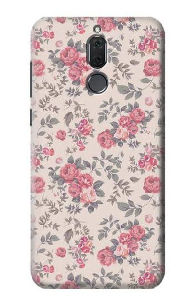 S3095 Vintage Rose Pattern Case Cover Custodia per Huawei Mate 10 Lite