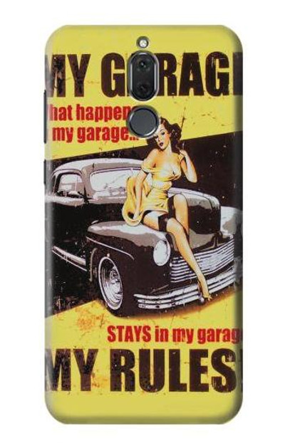 S3198 My Garage Pinup Girl Case Cover Custodia per Huawei Mate 10 Lite