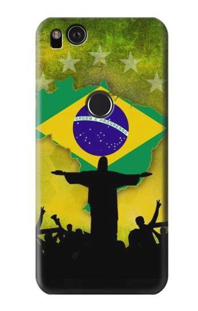 S2981 Brazil Football Soccer Copa 2016 Case Cover Custodia per Google Pixel 2