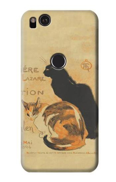 S3229 Vintage Cat Poster Case Cover Custodia per Google Pixel 2