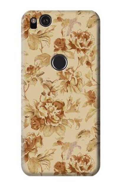 S2180 Flower Floral Vintage Pattern Case Cover Custodia per Google Pixel 2 XL