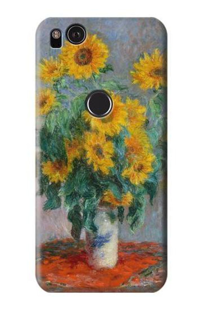 S2937 Claude Monet Bouquet of Sunflowers Case Cover Custodia per Google Pixel 2 XL