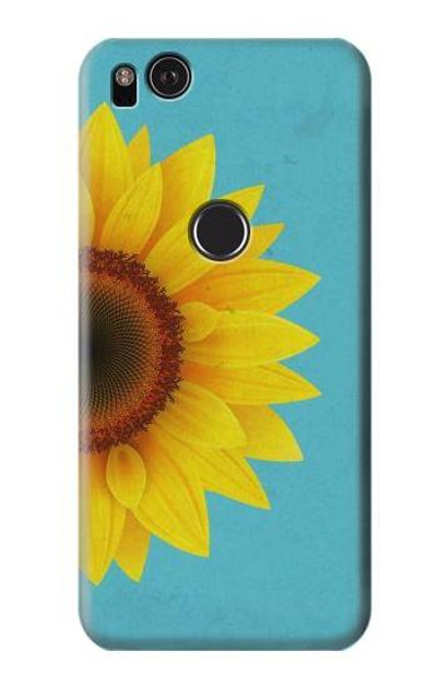 S3039 Vintage Sunflower Blue Case Cover Custodia per Google Pixel 2 XL