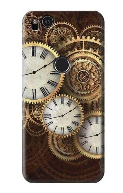 S3172 Gold Clock Live Case Cover Custodia per Google Pixel 2 XL