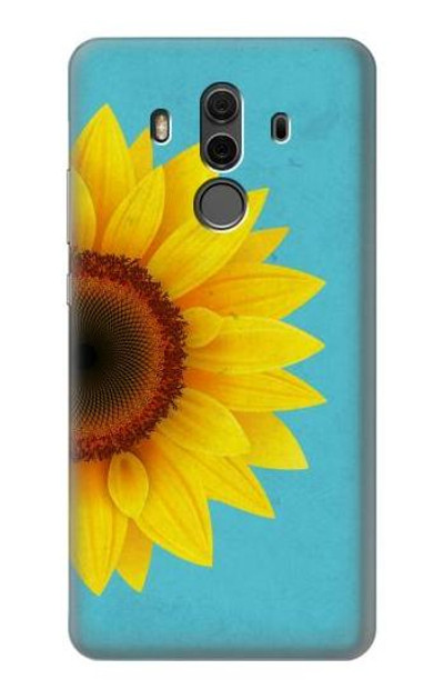 S3039 Vintage Sunflower Blue Case Cover Custodia per Huawei Mate 10 Pro, Porsche Design