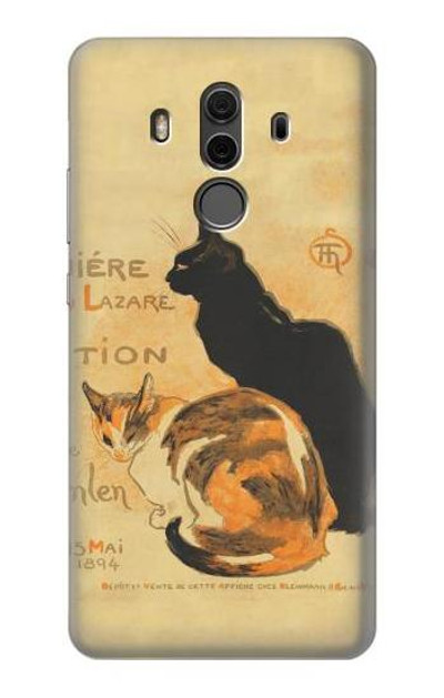 S3229 Vintage Cat Poster Case Cover Custodia per Huawei Mate 10 Pro, Porsche Design