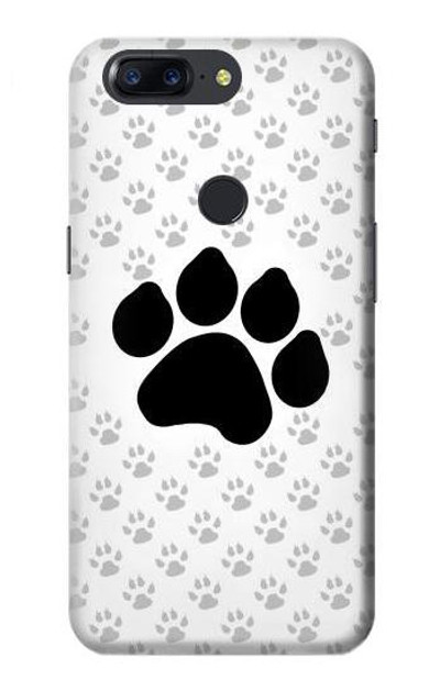 S2355 Paw Foot Print Case Cover Custodia per OnePlus 5T