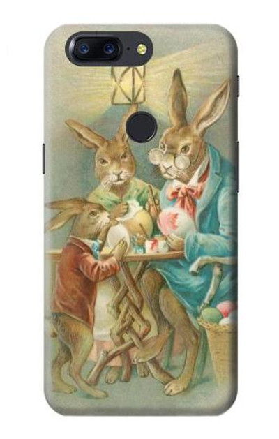 S3164 Easter Rabbit Family Case Cover Custodia per OnePlus 5T