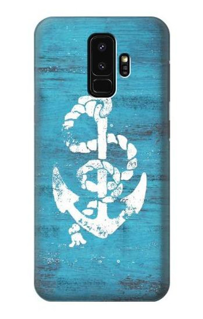 S3053 Marine Anchor Blue Case Cover Custodia per Samsung Galaxy S9 Plus