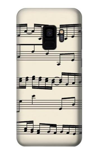 S3082 Music Sheet Case Cover Custodia per Samsung Galaxy S9