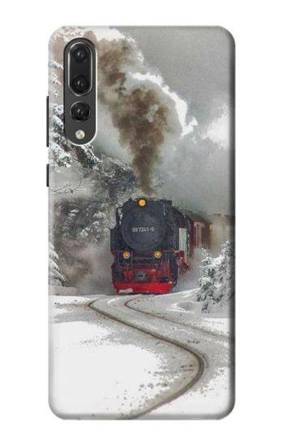 S1509 Steam Train Case Cover Custodia per Huawei P20 Pro