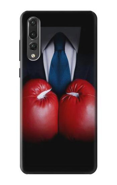 S2261 Businessman Black Suit With Boxing Gloves Case Cover Custodia per Huawei P20 Pro