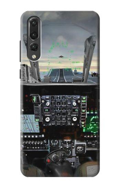 S2435 Fighter Jet Aircraft Cockpit Case Cover Custodia per Huawei P20 Pro