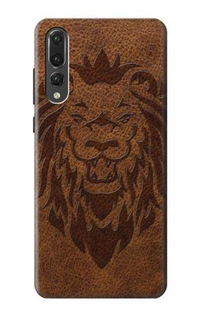 S2529 Leo Zodiac Tattoo Brown Graphic Print Case Cover Custodia per Huawei P20 Pro