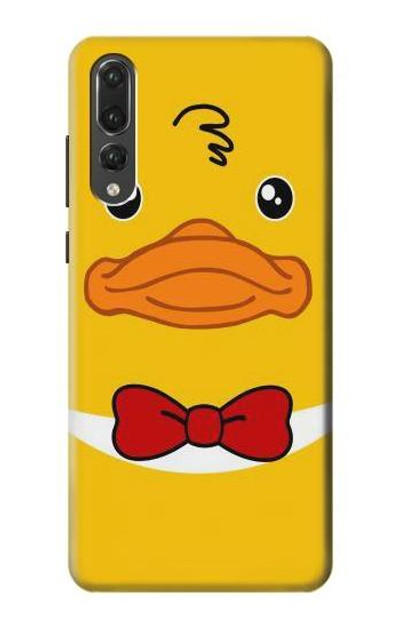 S2760 Yellow Duck Tuxedo Cartoon Case Cover Custodia per Huawei P20 Pro