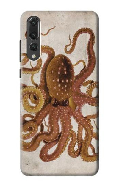 S2801 Vintage Octopus Case Cover Custodia per Huawei P20 Pro