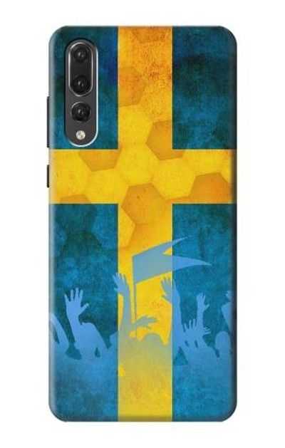 S2990 Sweden Football Soccer Euro 2016 Case Cover Custodia per Huawei P20 Pro