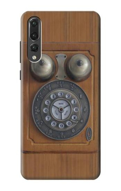 S3146 Antique Wall Retro Dial Phone Case Cover Custodia per Huawei P20 Pro