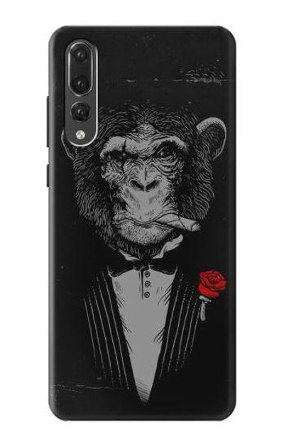 S3167 Funny Monkey God Father Case Cover Custodia per Huawei P20 Pro