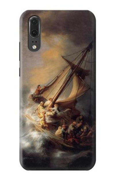 S1091 Rembrandt Christ in The Storm Case Cover Custodia per Huawei P20