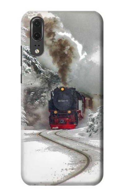 S1509 Steam Train Case Cover Custodia per Huawei P20