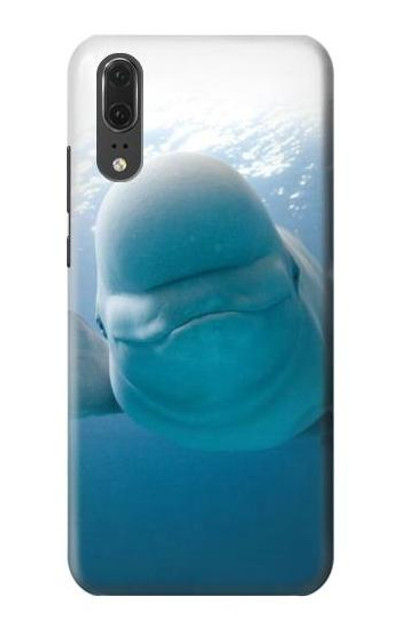 S1801 Beluga Whale Smile Whale Case Cover Custodia per Huawei P20