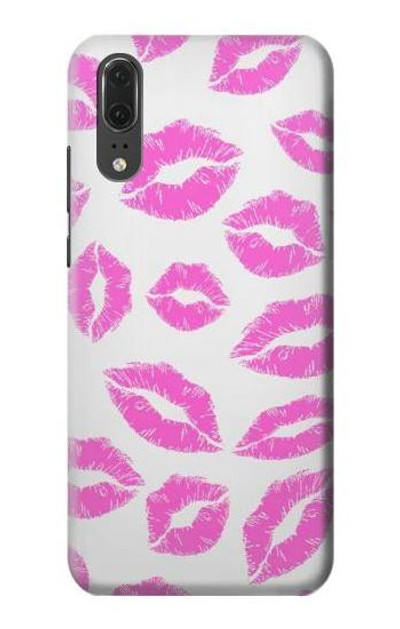 S2214 Pink Lips Kisses Case Cover Custodia per Huawei P20