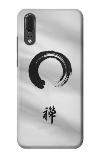 S2398 Zen Buddhism Symbol Case Cover Custodia per Huawei P20