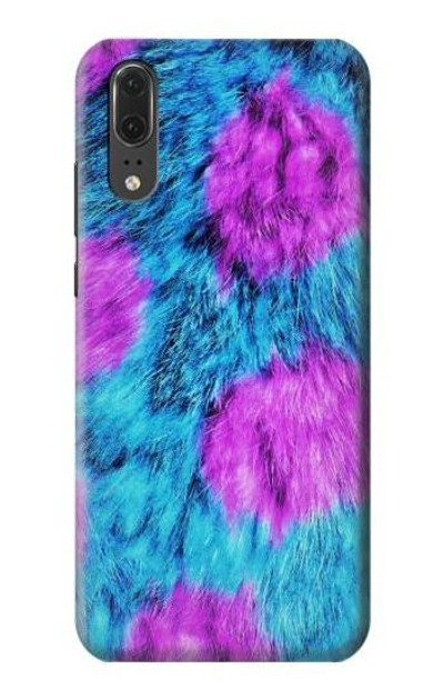 S2757 Monster Fur Skin Pattern Graphic Case Cover Custodia per Huawei P20