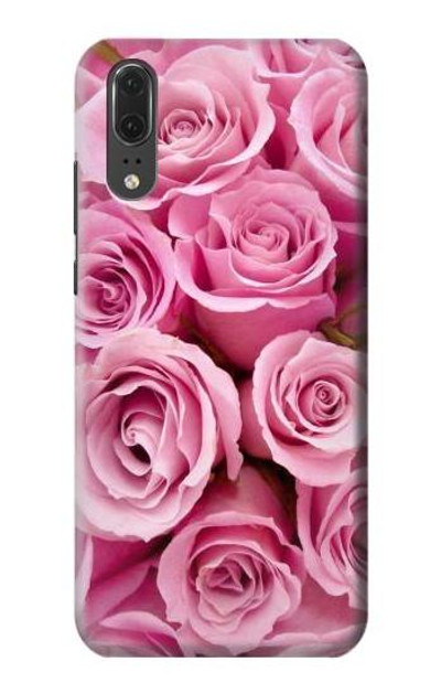 S2943 Pink Rose Case Cover Custodia per Huawei P20