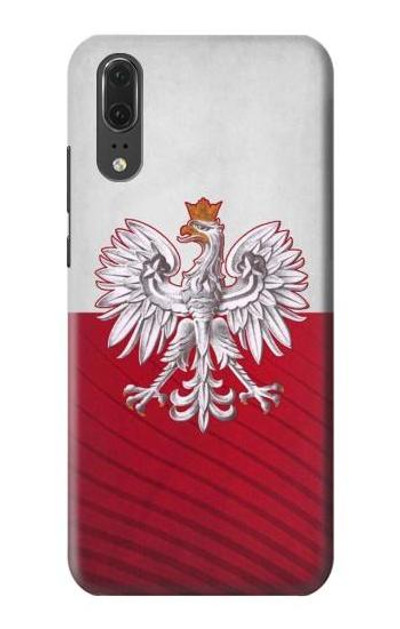 S3005 Poland Football Soccer Euro 2016 Case Cover Custodia per Huawei P20