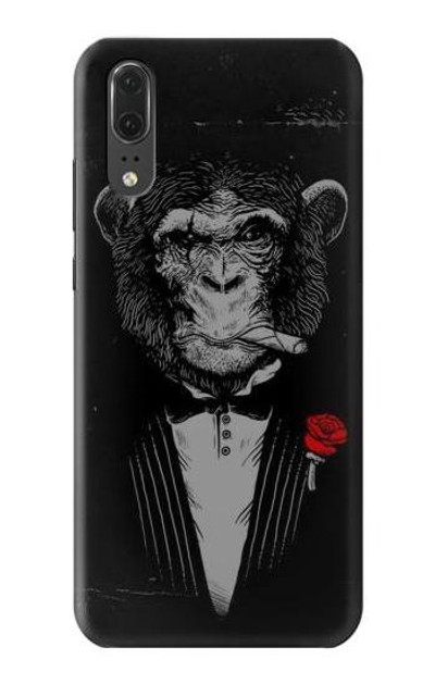 S3167 Funny Monkey God Father Case Cover Custodia per Huawei P20