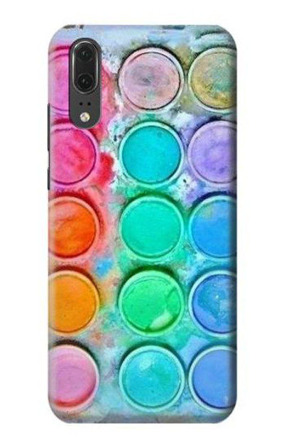 S3235 Watercolor Mixing Case Cover Custodia per Huawei P20