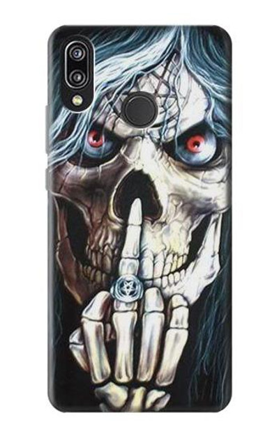 S0222 Skull Pentagram Case Cover Custodia per Huawei P20 Lite