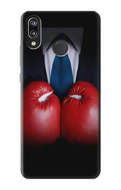 S2261 Businessman Black Suit With Boxing Gloves Case Cover Custodia per Huawei P20 Lite