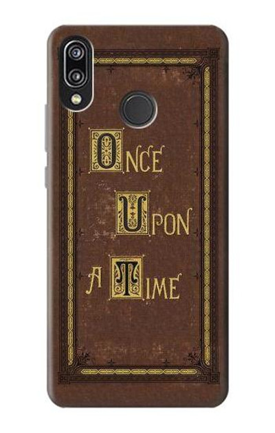 S2824 Once Upon a Time Book Cover Case Cover Custodia per Huawei P20 Lite