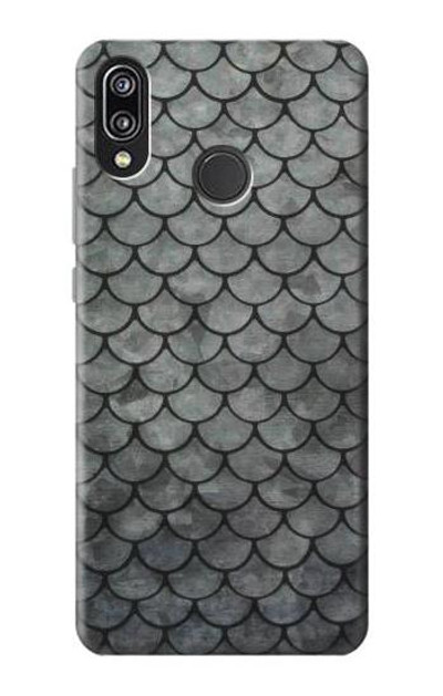 S2950 Silver Fish Scale Case Cover Custodia per Huawei P20 Lite