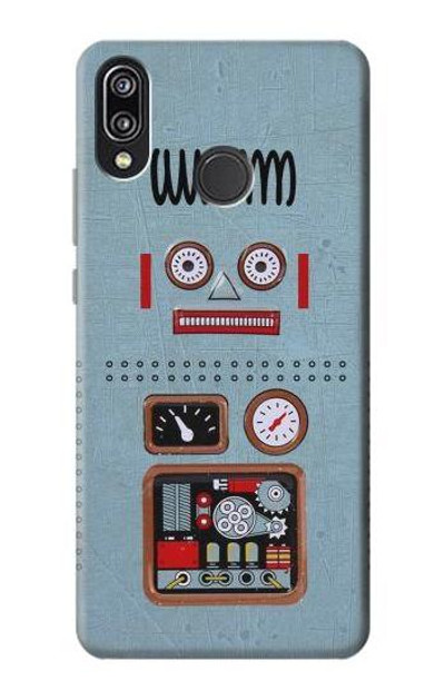 S3040 Retro Robot Toy Case Cover Custodia per Huawei P20 Lite