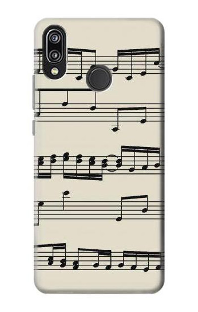 S3082 Music Sheet Case Cover Custodia per Huawei P20 Lite