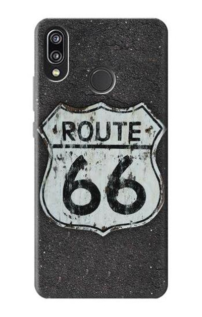 S3207 Route 66 Sign Case Cover Custodia per Huawei P20 Lite