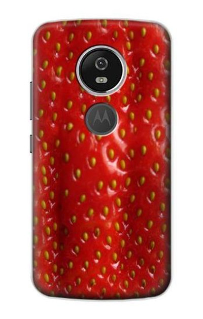 S2225 Strawberry Case Cover Custodia per Motorola Moto E5 Plus