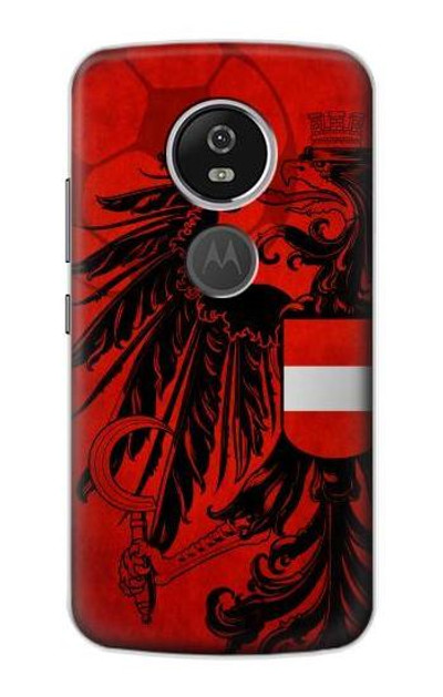 S3004 Austria Football Soccer Euro 2016 Case Cover Custodia per Motorola Moto E5 Plus