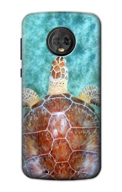 S1424 Sea Turtle Case Cover Custodia per Motorola Moto G6