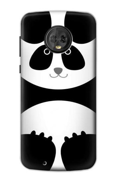 S2085 Panda Minimalist Case Cover Custodia per Motorola Moto G6