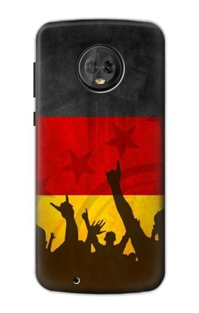 S2966 Germany Football Soccer Euro 2016 Case Cover Custodia per Motorola Moto G6