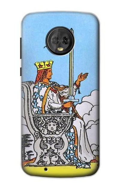 S3068 Tarot Card Queen of Swords Case Cover Custodia per Motorola Moto G6