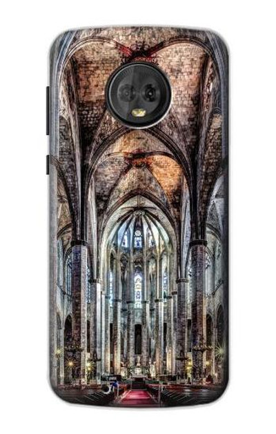 S3210 Santa Maria Del Mar Cathedral Case Cover Custodia per Motorola Moto G6