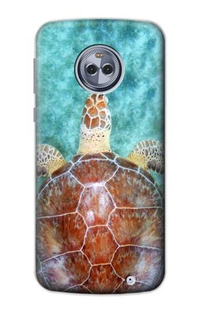 S1424 Sea Turtle Case Cover Custodia per Motorola Moto X4