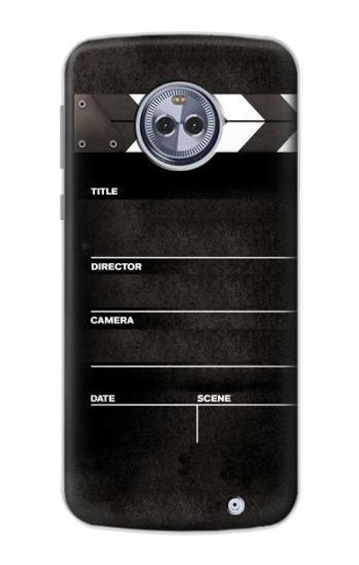 S2479 Director Clapboard Case Cover Custodia per Motorola Moto X4